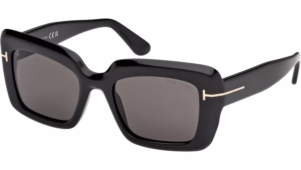 Tom Ford LEILA-02 (FT1318-01A) 52 | Kadın Siyah Güneş Gözlüğü